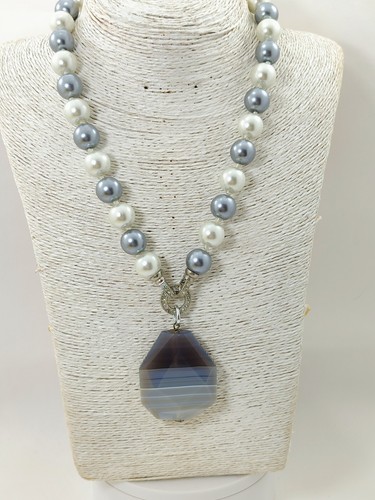 Collana donna perle madreperla - collana,