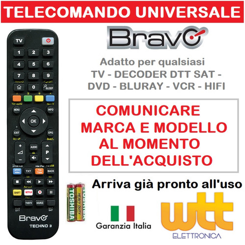 Telecomando universale per - telecomando,
