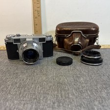 Fotocamera Lordomat 90217, obiettivo Weltzlar Lordonar 1:2,8/50, paralume obiettivo, custodia, non testata