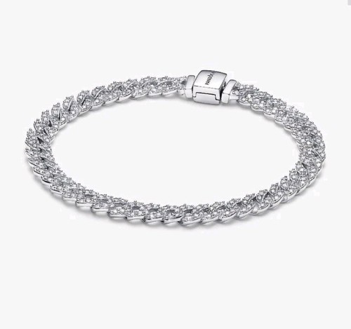 Pandora timeless pave cuban - pave,