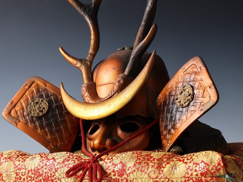 Vecchio casco samurai - casco,