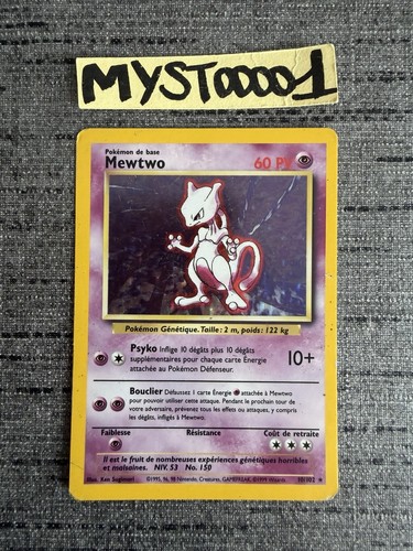 Carte pokémon mewtwo 102 - pokémon, 10/102