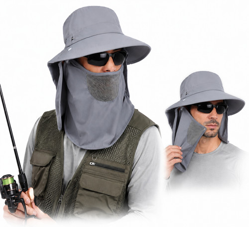 Pescador sombrero lienzo - pescador, cara