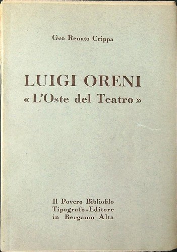 Luigi oreni oste del teatro - luigi,