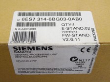 6ES7 314-6BG03-0AB0 NUOVA CPU