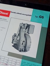 FARYMANN MOTORE GS MOTOREN ENGINE MOTEUR Brochure Tecnica Originale 1965