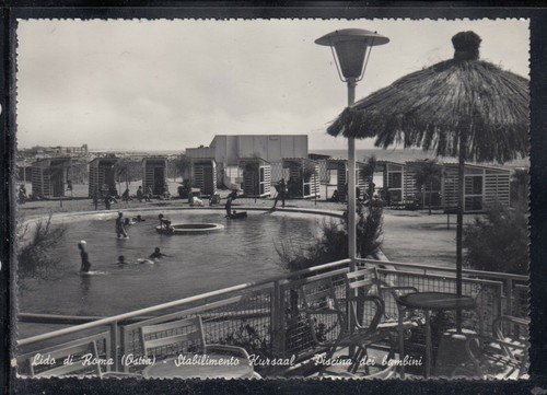 Cartolina lido roma ostia - di,