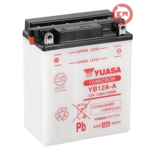 Batteria yuasa yb12a 12v - batteria,