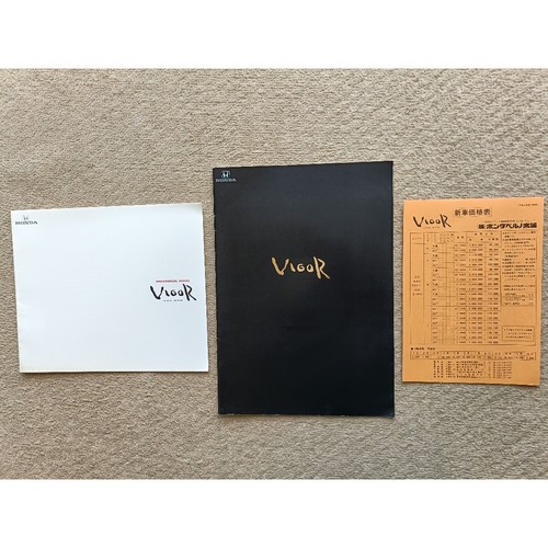 Honda vigor catalog - honda, cb5