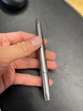 Penna stilografica argento