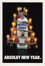 Cartoline Pubblicitarie ABSOLUT VODKA  PROMOCARD  Limited Edition ITALIA