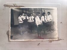 FOTOGRAFIA CON PICCOLE FASCISTE IN ESERCITAZIONE DI SOCCORSO SANITARIO