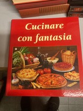Cucinare con fantasia 5 raccoglitori anelli 10 argomenti IMP 1998 Ricette foto