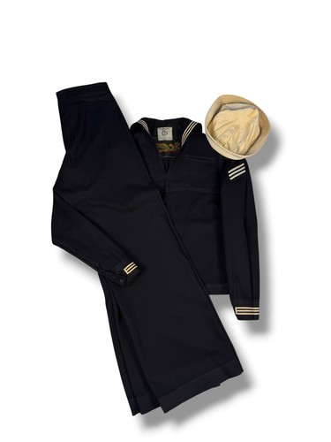 Vintage 1960s black wool - black,