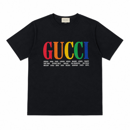 Shirt girocollo gucci con - t-shirt,
