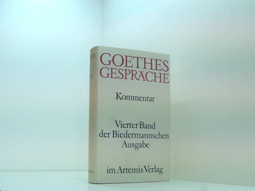 Goethes gespräche eine - goethes,
