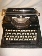 MACCHINA DA SCRIVERE D'EPOCA ANTICA DIPLOMAT PRASENT ANNO 1933