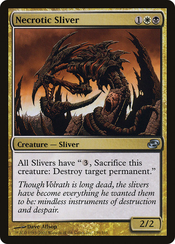 Necrotic sliver caos - sliver, (x4)