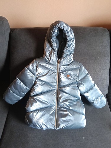 Piumino invernale celeste