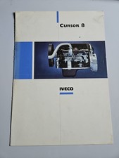Iveco Motore Cursor 8  Scheda Tecnica Originale Italia 05/1998