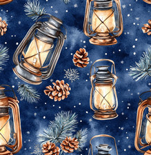 Lanterne di Natale! Tessuto