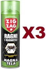 3PZ ZIG ZAG RAGNI E RAGNATELE INSETTICIDA PREVIENE FORMAZIONE DI RAGNATELE 500ML