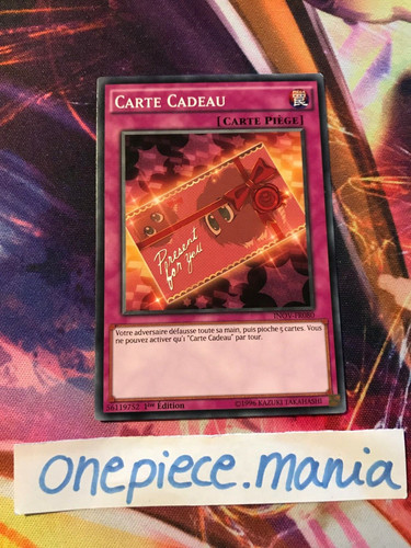 Carta regalo - yu-gi-oh!,