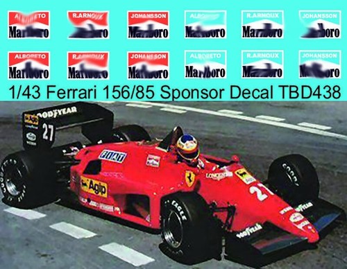 Decals for ferrari - 1/43,