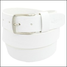 Cintura Uomo vera Pelle Bianca