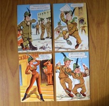 LOT OF 4 ALPINE MILITARY