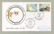 ANIMALI DOMESTICI I GATTI  FDC   1993  