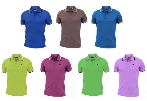 Polo diadora 100 cotone - polo,