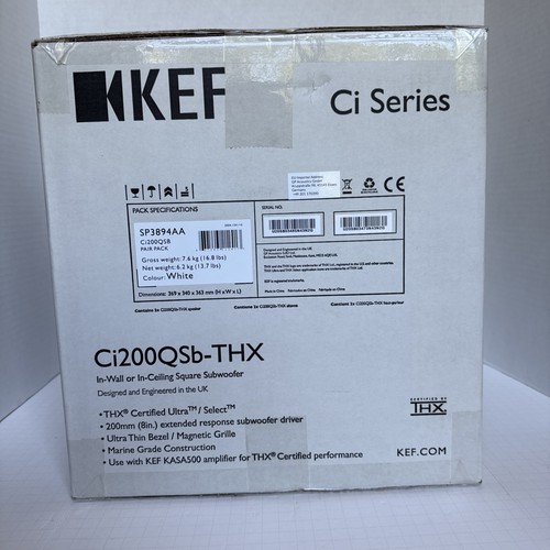 Kef ci200qsb thx 200mm - ci200qsb-thx,