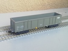 LIMA 309045 VAGONE A CARRELLI SBB CFF A SPONDE ALTE,SENZA SCATOLA -5