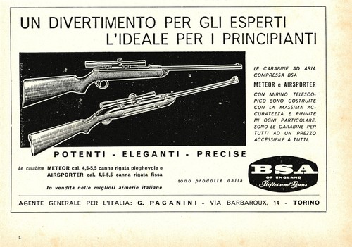 Bsa carabine aria - bsa, ad