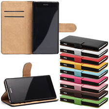 Custodia cellulare per Sony Xperia Z2 custodia portafoglio custodia protettiva astuccio cover a libro