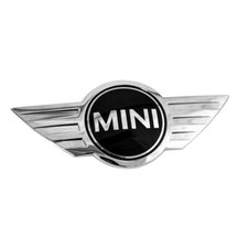 2x per Mini Cooper cofano posteriore pannello portellone 3D Wings logo emblema