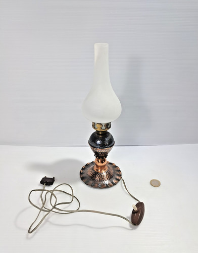 Lampada rame con paralume - lampada,