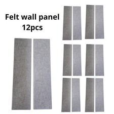 12x Piastrelle Pannello Parete Acustico Autoadesivo Pad Studio Isolamento Insonorizzante