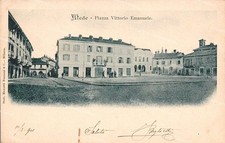 dm464 cartolina mede piazza