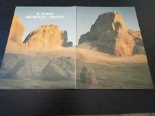 1987 IL PARCO ADAMELLO BRENTA TRENTINO FLORA FAUNA SCHEMA PROGETTUALE EPOCA