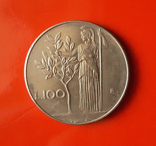 100 lire 1977 errore - 100,