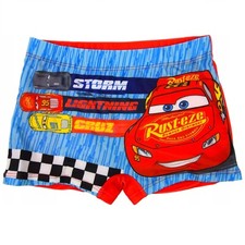 Disney Cars Costume da Bagno a Pantaloncini Mare Piscina Bambino Ragazzo 4-9anni
