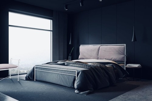 Letto matrimoniale minimal - matrimoniale,