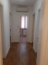 tenda da bagno rosa cipria - Alt. 175cm - Larg. 125 cm (lalto), 250 cm (basso)