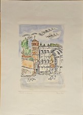 Orfeo Tamburi,  Acquaforte Su carta, 1970, stampa 40,5x28,3cmFoglio 68x49,2cm.