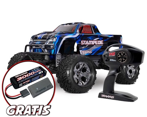 Traxxas stampede 2s blu - hd, bl-2s