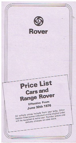 Rover 2200 sd1 3500 - sd1, &
