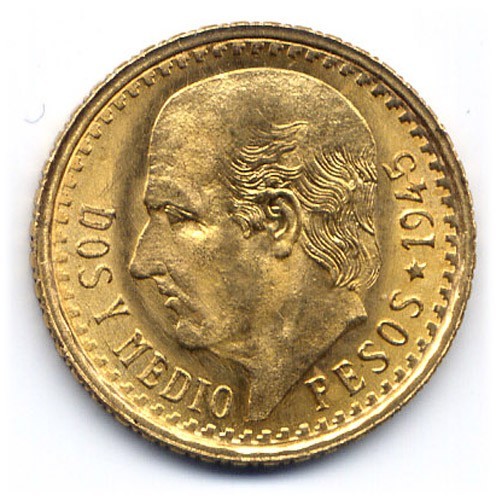 Mexico dos pesos y medio - :,