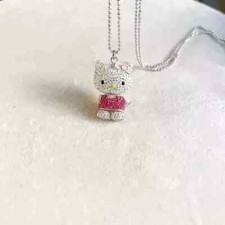 Ciondolo hello kitty - kitty, zaffiro